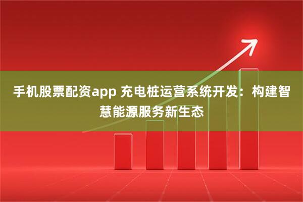 手机股票配资app 充电桩运营系统开发：构建智慧能源服务新生态